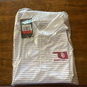 🏀🏀NWT Men’s Oklahoma Basketball Polo🏀🏀